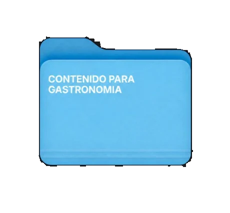 Contenido para gastronomía